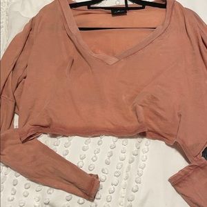 Flowy cropped long sleeve